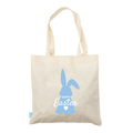Bunny Heart Tail Calico Tote