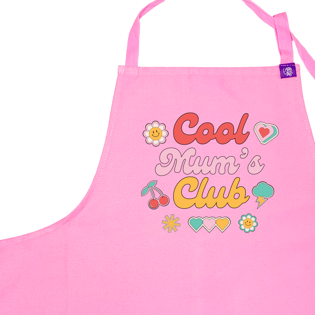 Pink Apron - Cool Mum