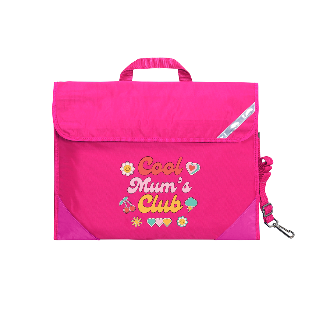 Cool Mum's Club - Window Satchel Bag - Hot Pink