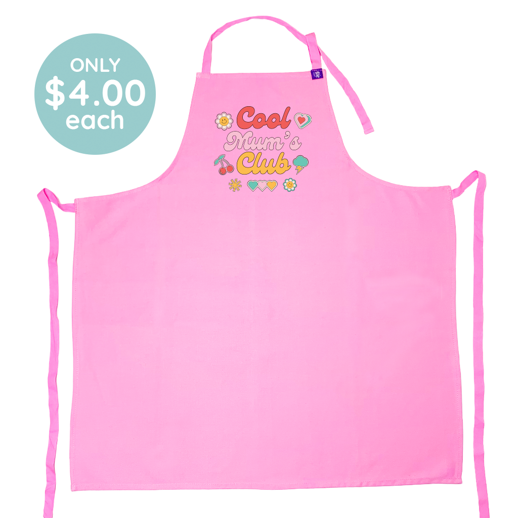 Pink Apron - Cool Mum - 10 Pack