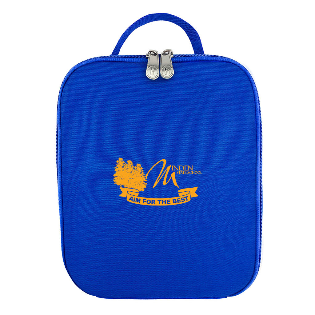 Minden State School Large Lunch Bag - Royal