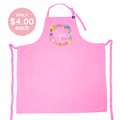 Pink Apron - Super Mum - 10 Pack