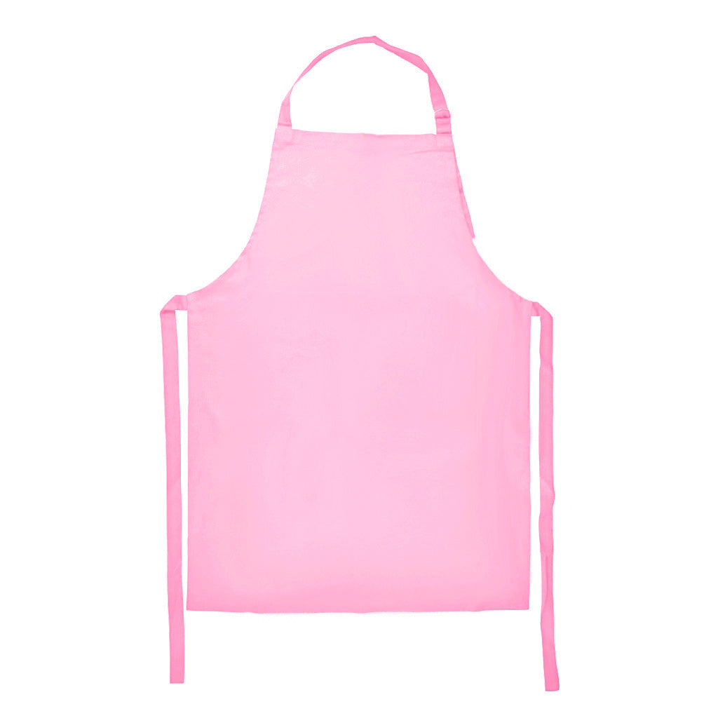 Pink cotton BBQ or artwork apron