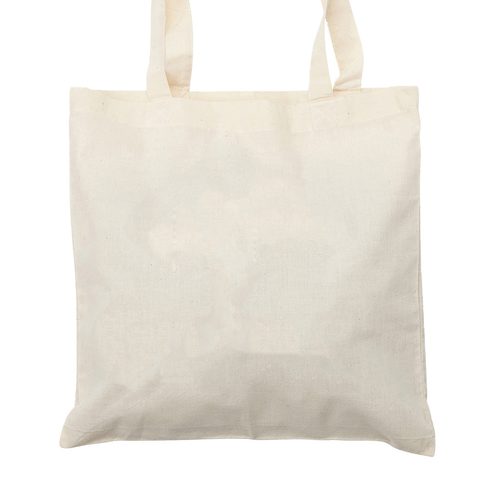 Harlequin Calico tote bag in natural colour, close up of fabric