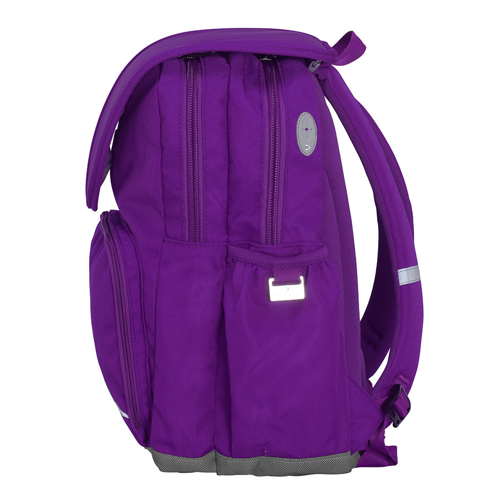 Harlequin Ergo Tuff-Pack in purple side view with earphone hole