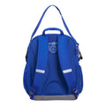 Royal Blue Kindy Bag back view with shoulder straps and parent carrying strap