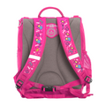 Harlequin Mighty Tuff-Pack Backpack in Pink with the Pixel Chick design from the Harlequin Creatix Signature Series. Back view showcasing the Anatomic back panel, padded shoulder straps and waist strap.