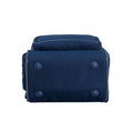 Harlequin Mighty in navy bottom base angle displaying 4 studs to protect the soft base