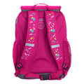 Harlequin Ergo Tuff-Pack backpack in Pink with Pixel Chick design from the Harlequin Creatix signature series. Back view showcasing the Anatomic back panel, padded shoulder straps and waist strap.