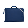 Q Book Bag in Navy with handle with reflective strip and zip