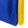 close up of fabric and gusset of safety library bag
