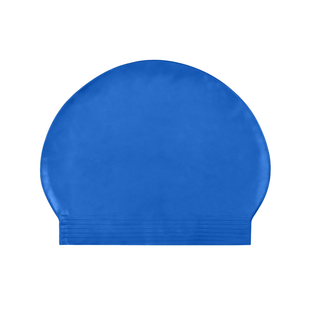 Harlequin swim latex rubber swimming cap royal 