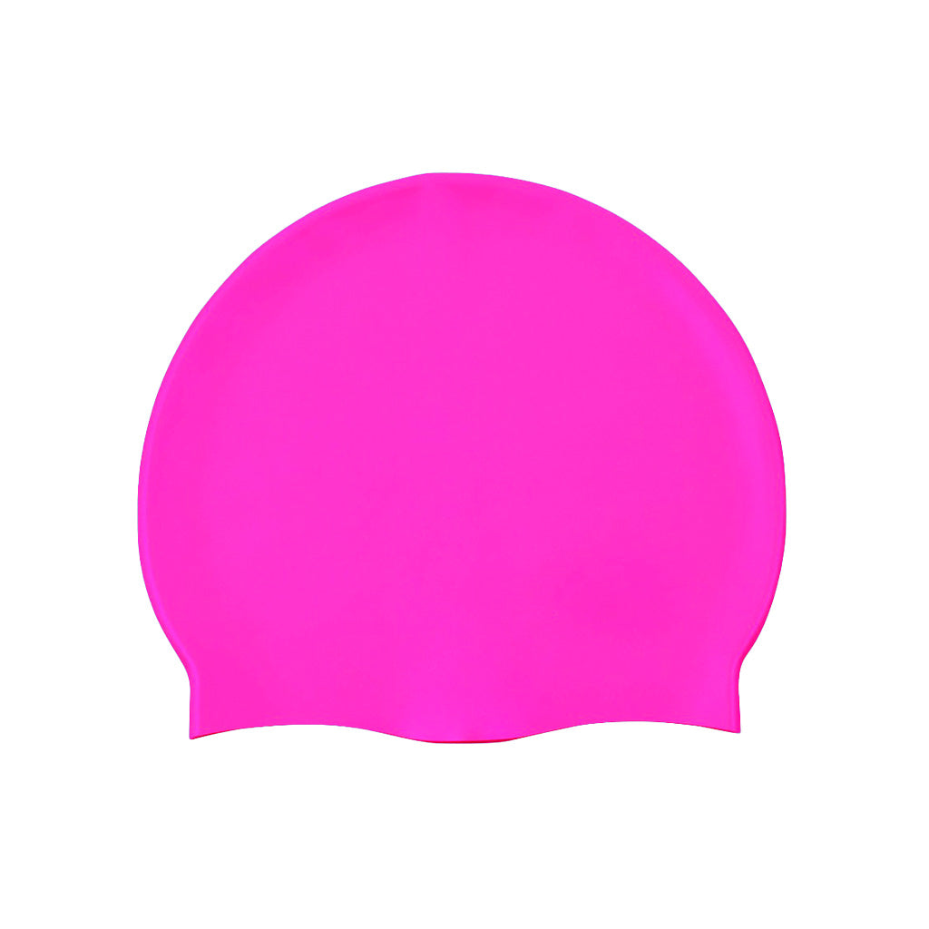 Harlequin swim silicone swimming cap Hot Pink