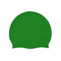 Harlequin swim silicone swimming cap Mid Green