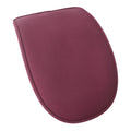 Maroon detachable flap