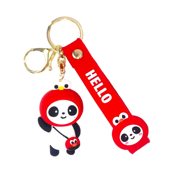 Hello Panda Keyring