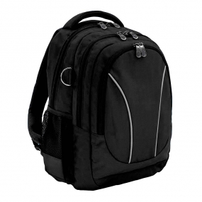 Harlequin Anatomic Tuff-Pack backpack front angle in black