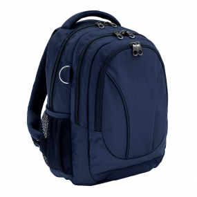 Harlequin Anatomic Tuff-Pack backpack front angle in navy blue