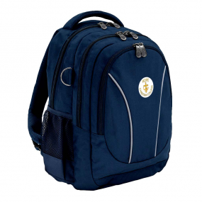 Harlequin Anatomic Tuff-Pack backpack front view in navy blue