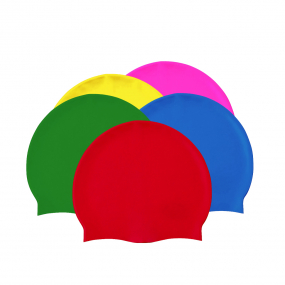 Harlequin swim silicone swimming caps in Multi colour