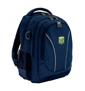 Harlequin Anatomic Tuff-Pack backpack front view in navy blue