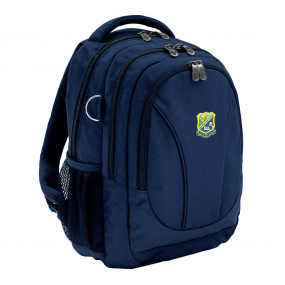 Harlequin Anatomic Tuff-Pack backpack front view in navy blue